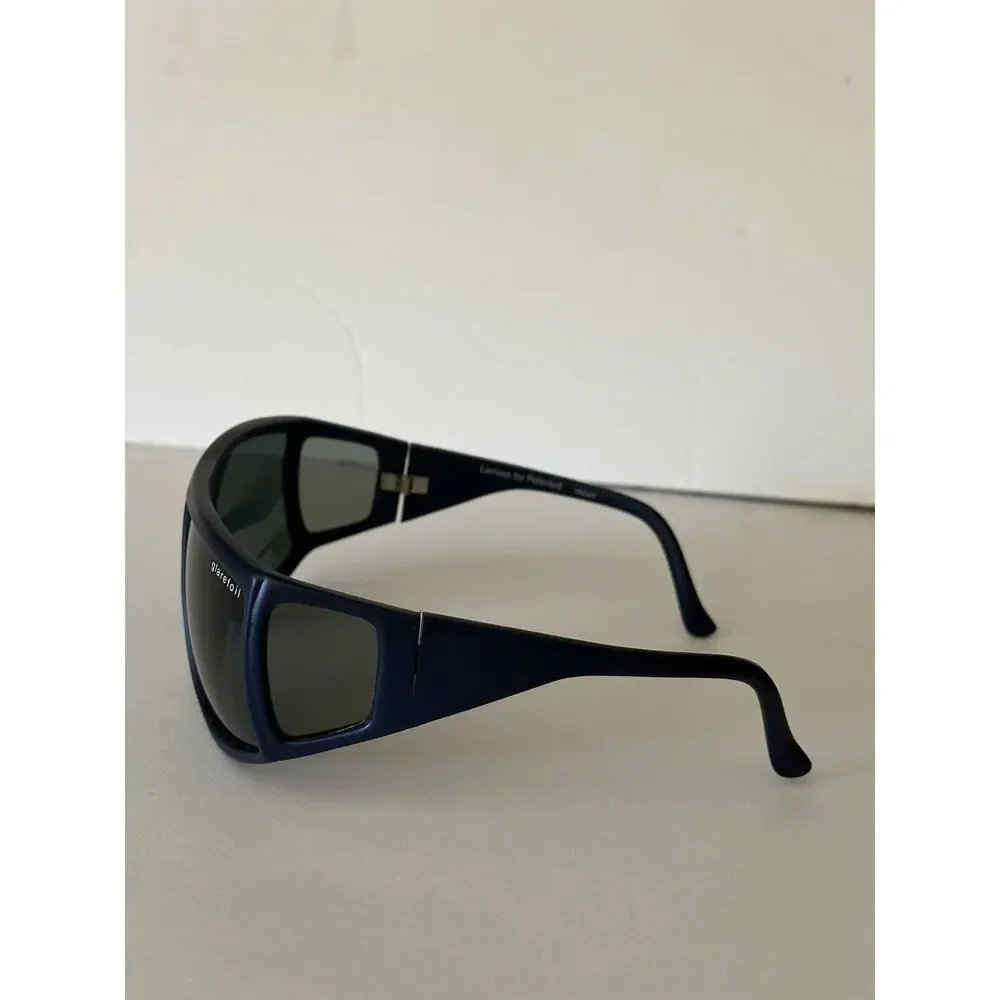 Glarefoil sunglasses men polarized Four Lenses By Polaroid 9604F glass lens Blue